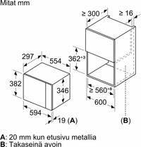Siemens BF525LMW0 iQ500 mikroaaltouuni, valkoinen – kuva 8
