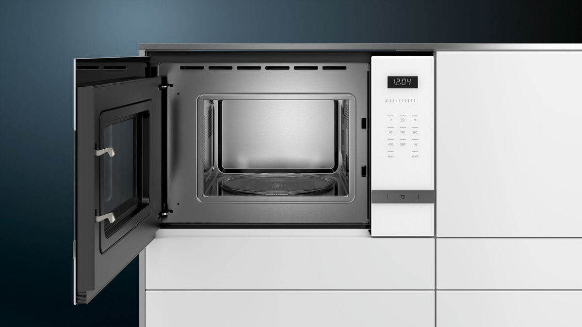 Siemens BF525LMW0 iQ500 mikroaaltouuni, valkoinen – kuva 3