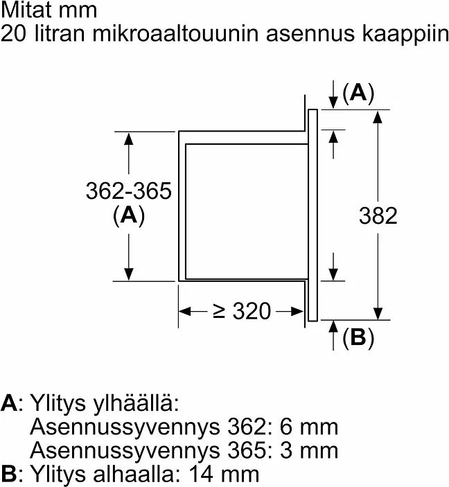 Siemens BF523LMB3 iQ300 mikrovågsugn, svart