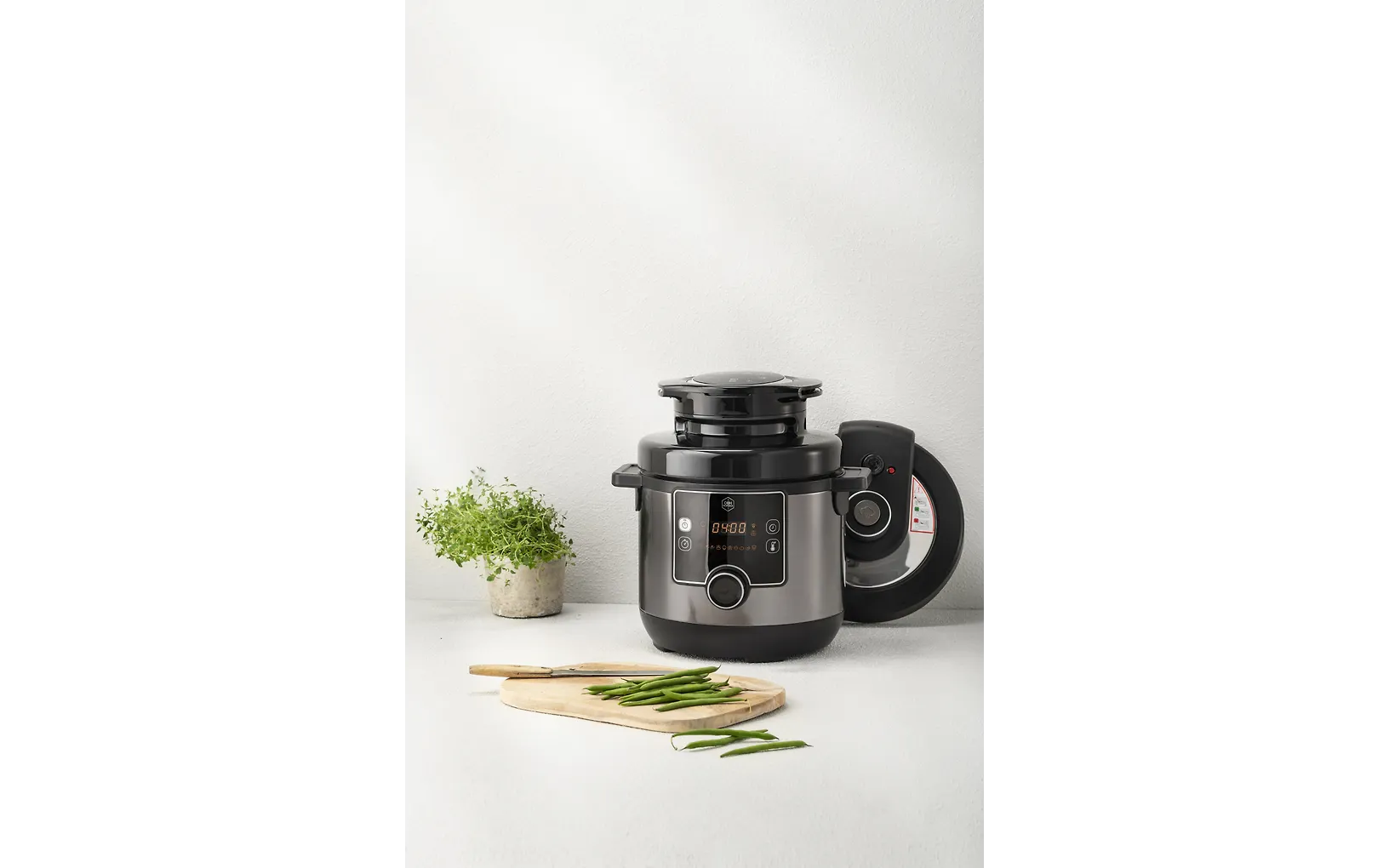 OBH Nordica Turbo Cuisine & Fry Multicooker QK7788S0 -monitoimi airfryer, 7,6 L