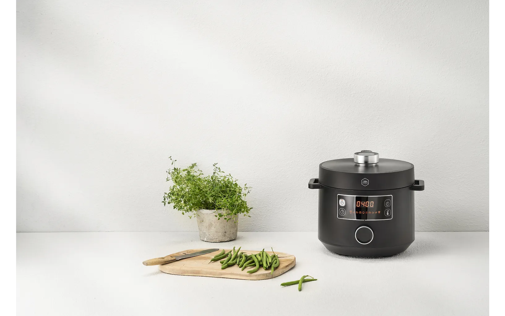 OBH Nordica Turbo Cuisine Multicooker QK7548S0 -monitoimikeitin, 4,8 L