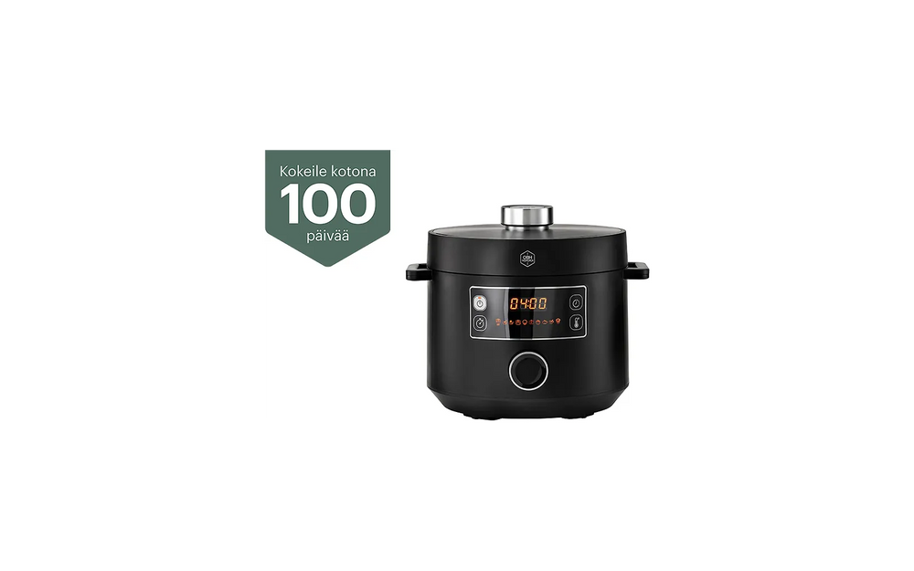 OBH Nordica Turbo Cuisine Multicooker QK7548S0 -monitoimikeitin, 4,8 L