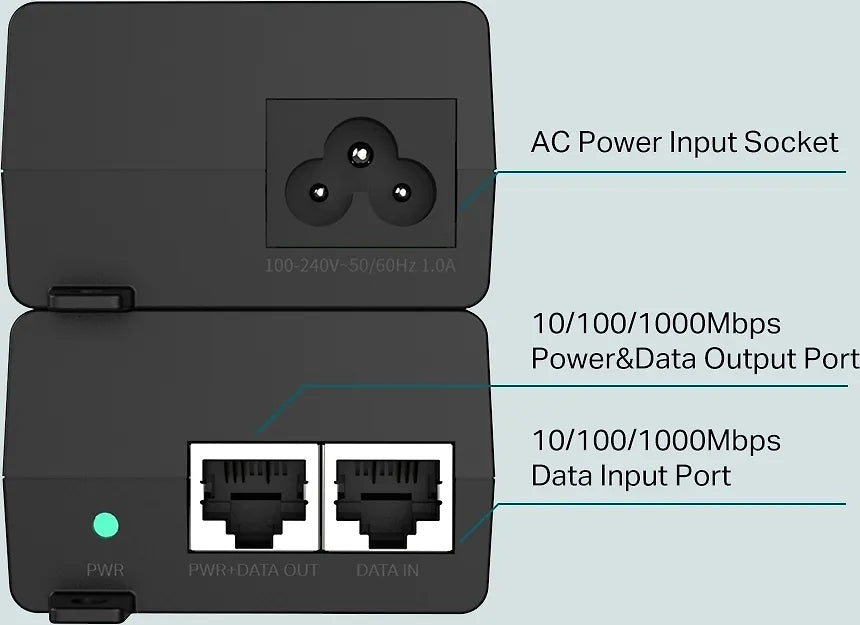 TP-LINK TL-POE160S -PoE-injektor