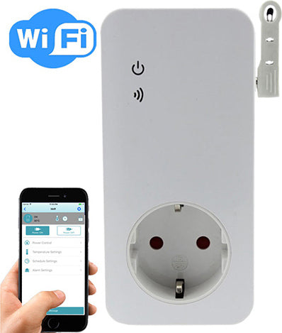 SimPal W230-V2 WiFi-älypistorasia ja lämpötilavahti, 16 A / 3500 W – kuva 2