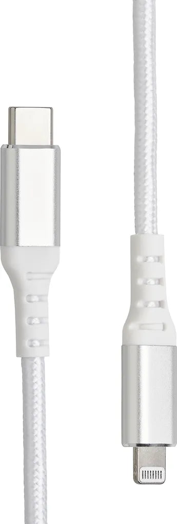 Fuj:tech Lightning - USB-C-kabel, 1 m, vit