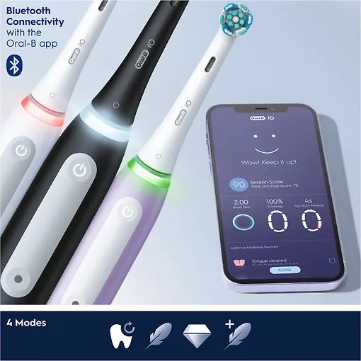 Oral-B iO Series 4s -el-tandborste, vit