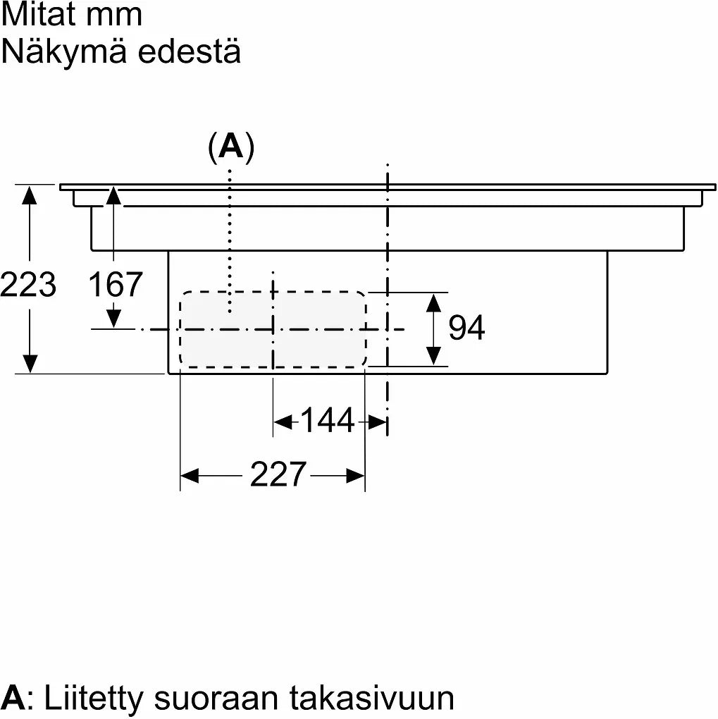 Siemens ED851FQ15E iQ500 induktionshäll med fläkt, 80 cm