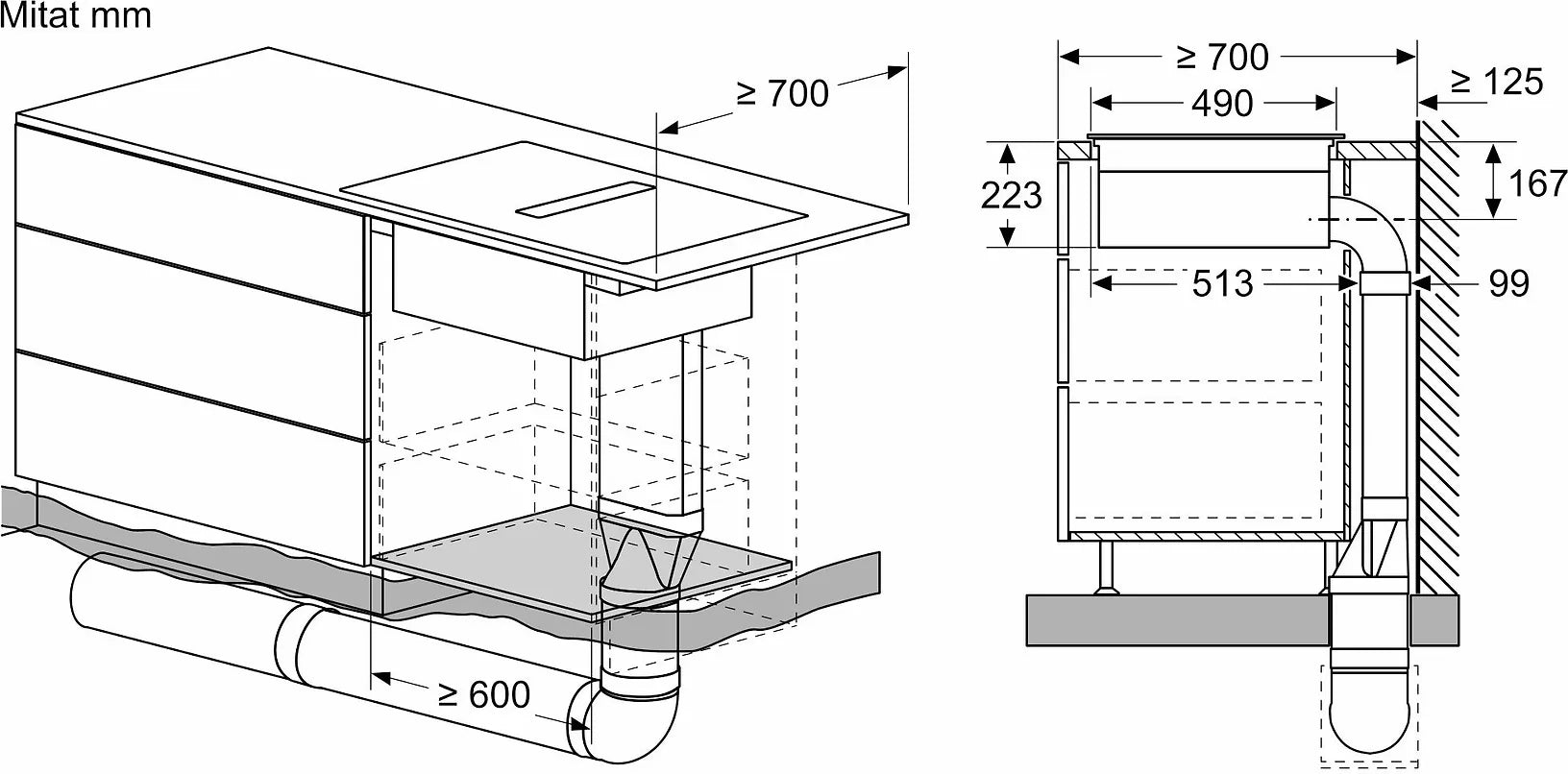 Siemens ED851FQ15E iQ500 induktionshäll med fläkt, 80 cm