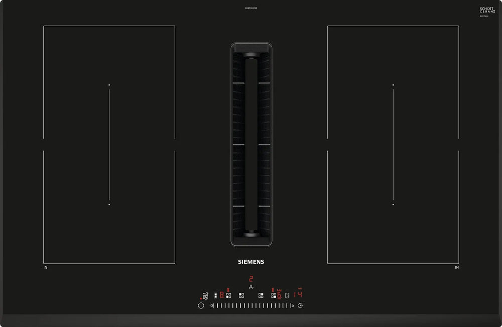 Siemens ED851FQ15E iQ500 induktionshäll med fläkt, 80 cm