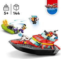 LEGO City Fire 60373 - Palokunnan pelastusvene – kuva 4