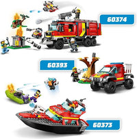 LEGO City Fire 60373 - Palokunnan pelastusvene – kuva 7