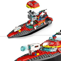 LEGO City Fire 60373 - Palokunnan pelastusvene – kuva 5