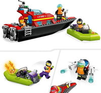 LEGO City Fire 60373 - Palokunnan pelastusvene – kuva 6