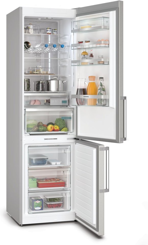 Siemens KG39NAIBT iQ500 jääkaappipakastin, teräs, 2m