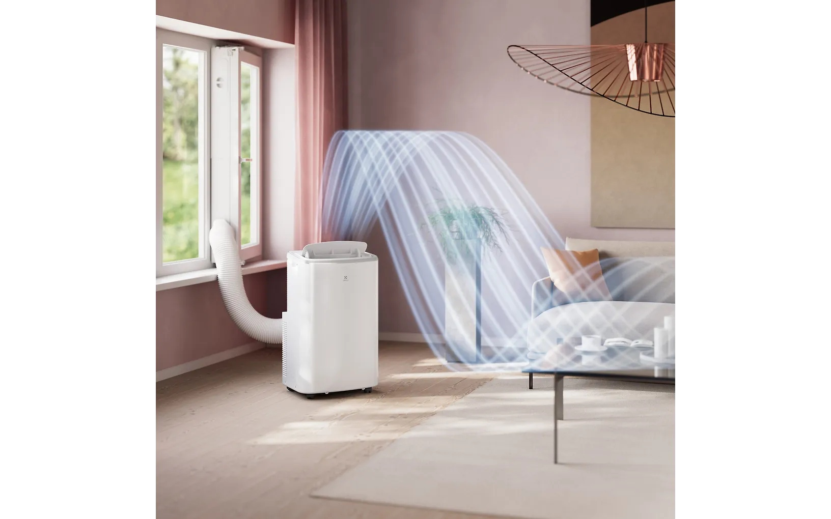 Electrolux Comfort 600 EXP40U339CW -siirrettävä ilmastointilaite