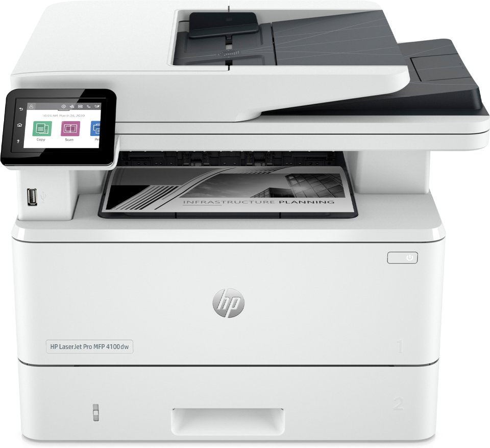 HP LaserJet Pro 4102dw -tulostin, valkoinen