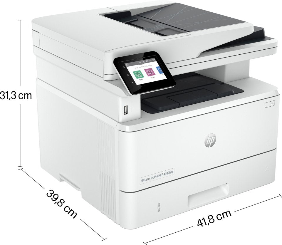 HP LaserJet Pro 4102fdw -tulostin, valkoinen