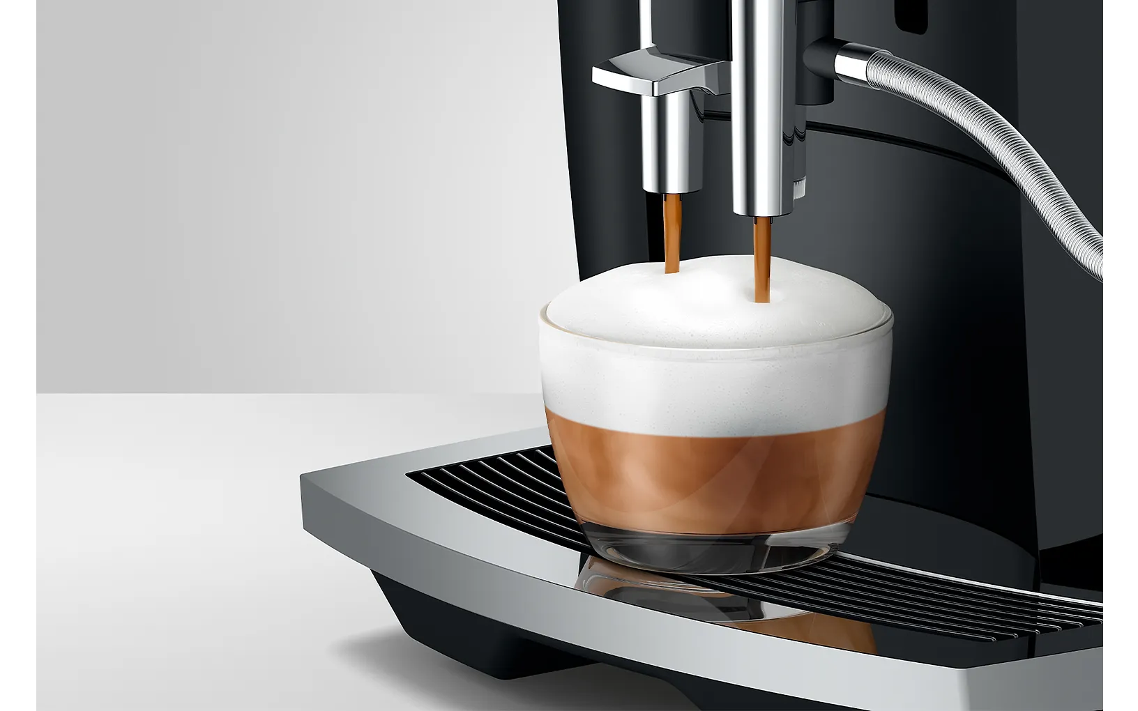 Jura E6 Piano Black EC -kahvikone