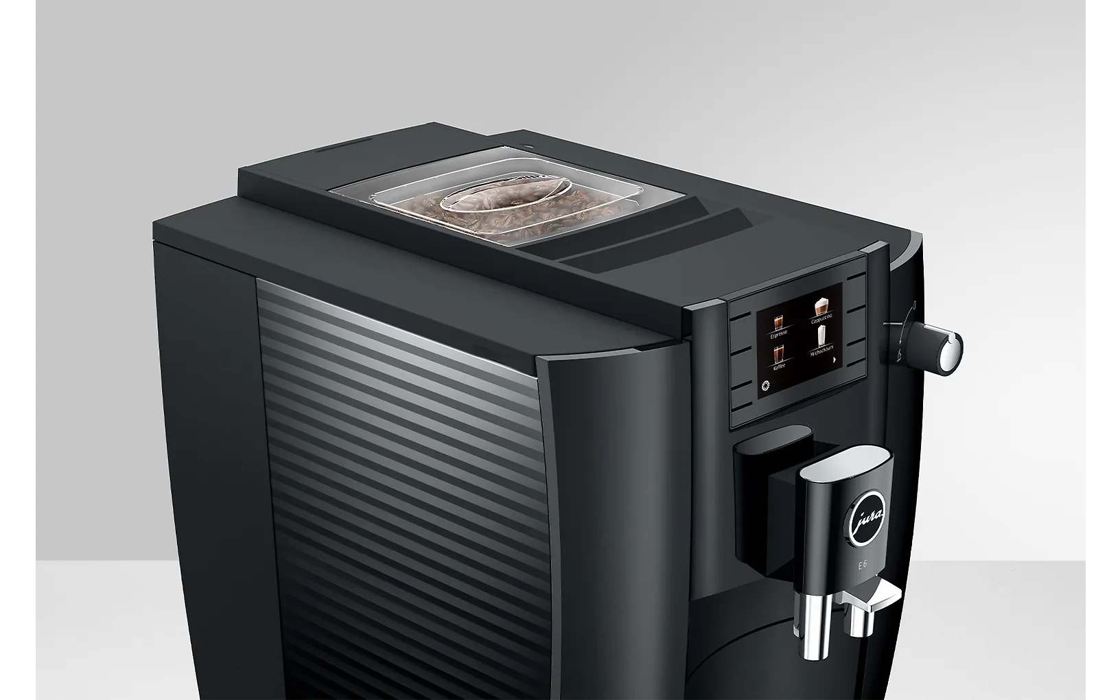 Jura E6 Piano Black EC -kahvikone