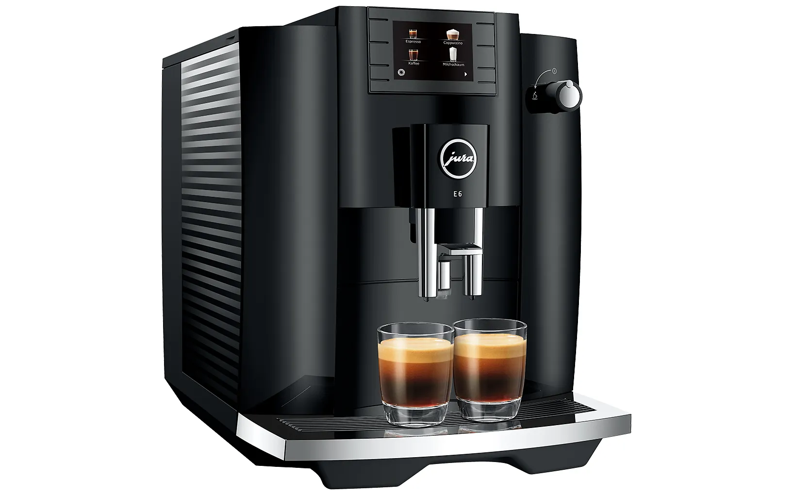 Jura E6 Piano Black EC -kahvikone