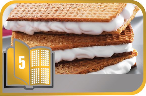 Tefal Snack Collection -paistolevyt: 5 Wafer-vohvelikeksit – kuva 5