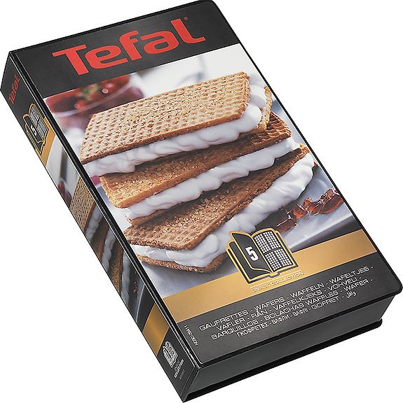 Tefal Snack Collection -paistolevyt: 5 Wafer-vohvelikeksit – kuva 1