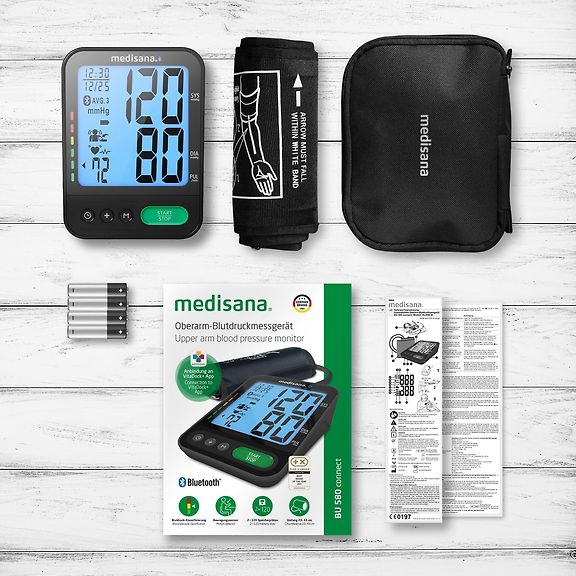 Medisana BU580 Connect -verenpainemittari, musta – kuva 5