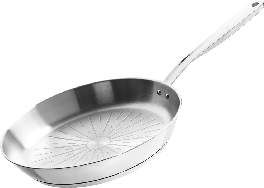 Fiskars All Steel Pure -paistinpannu, ruostumaton teräs, 28 cm – 1