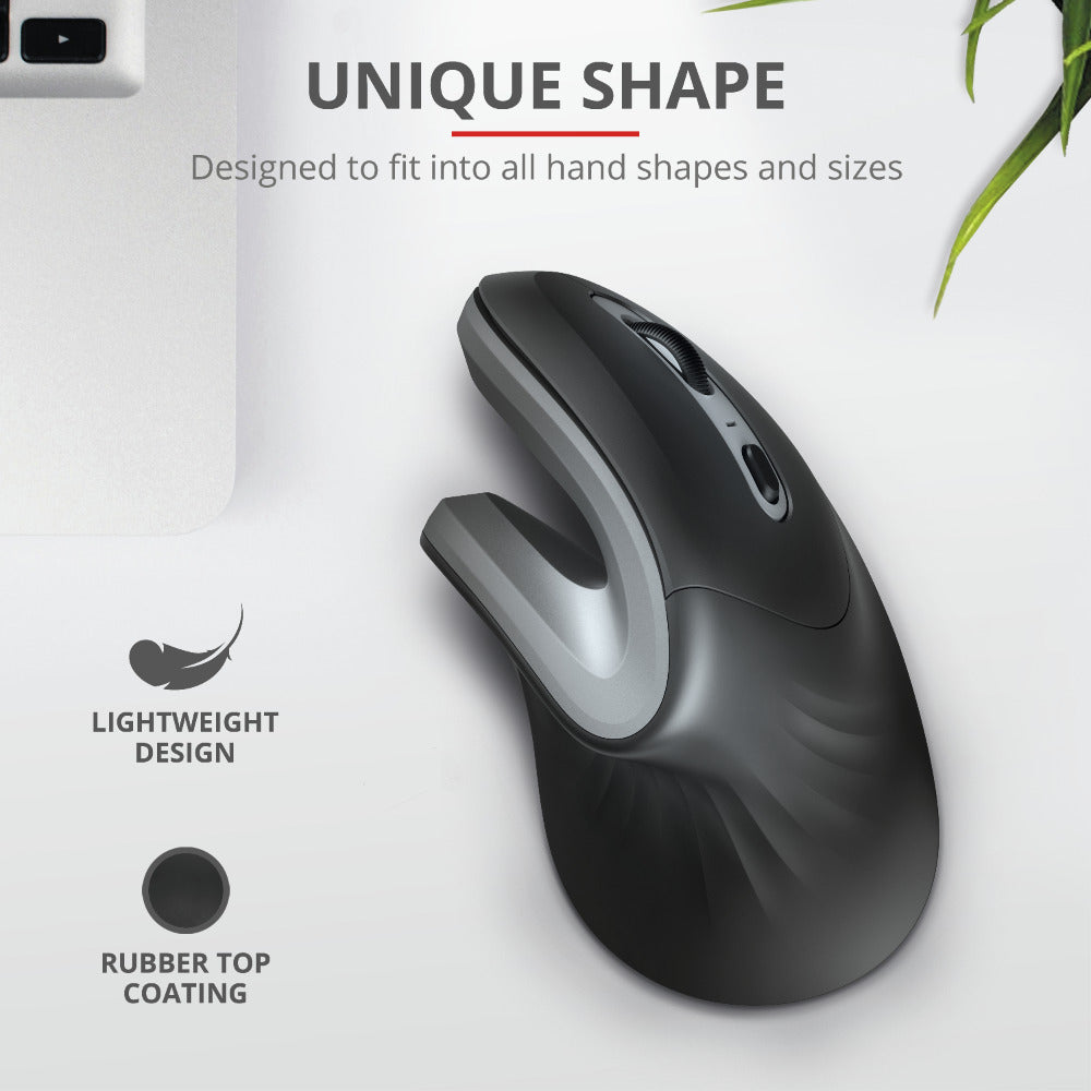 Trust Verro Wireless Ergo Mouse -langaton pystyhiiri 9