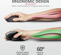 Trust Verro Wireless Ergo Mouse -langaton pystyhiiri 8
