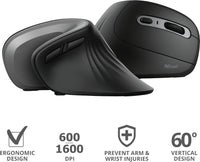 Trust Verro Wireless Ergo Mouse -langaton pystyhiiri 7