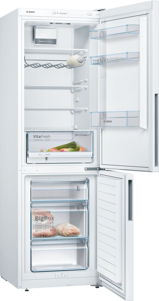 Bosch KGV36VWEAS Serie 4, Jääkaappipakastin, valkoinen