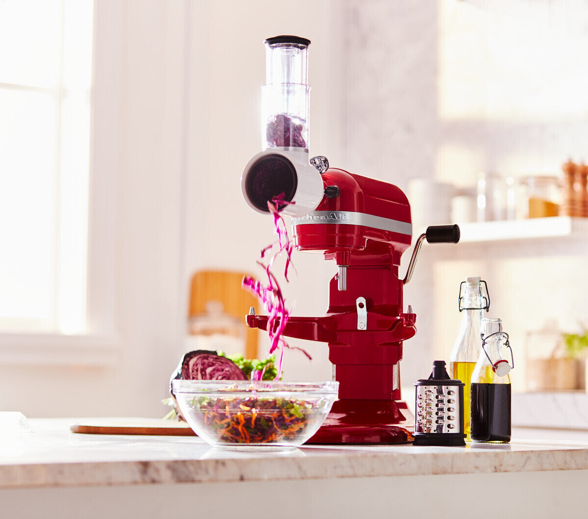 KitchenAid Fresh Prep 5KSMVSA -vihannesleikkuri ja -raastin yleiskoneisiin – kuva 23