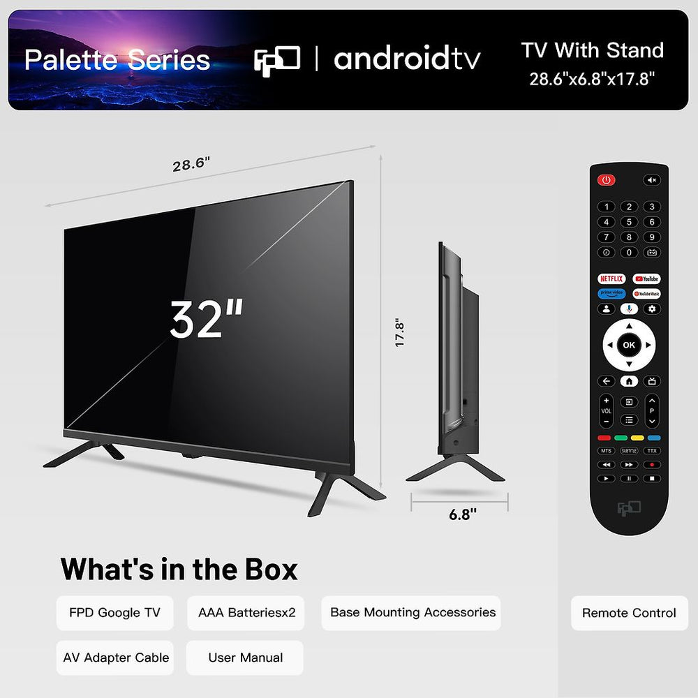 FPD 32" G500 – HD Ready LED Google TV