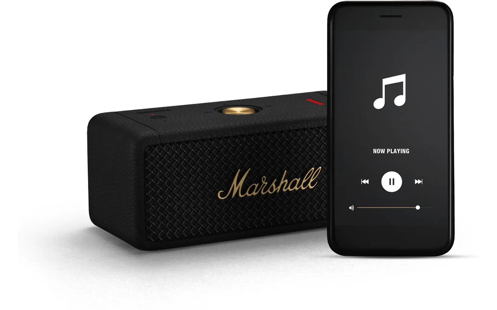 Marshall Emberton II Bluetooth-högtalare, svart/mässing