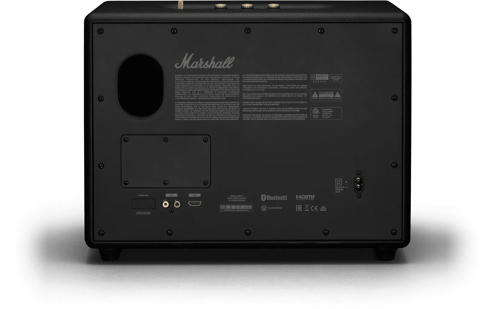 Marshall Woburn III Bluetooth-högtalare, svart