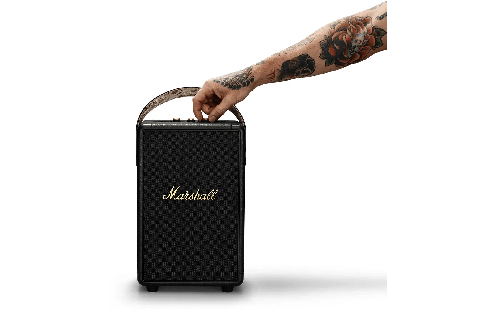 Marshall Tufton -Bluetooth-kaiutin, musta/messinki