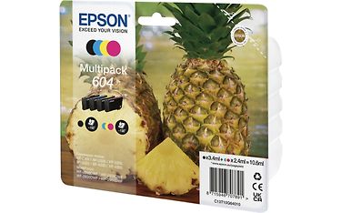 Epson T604 -mustekasettipakkaus, 4 väriä, kuva 2