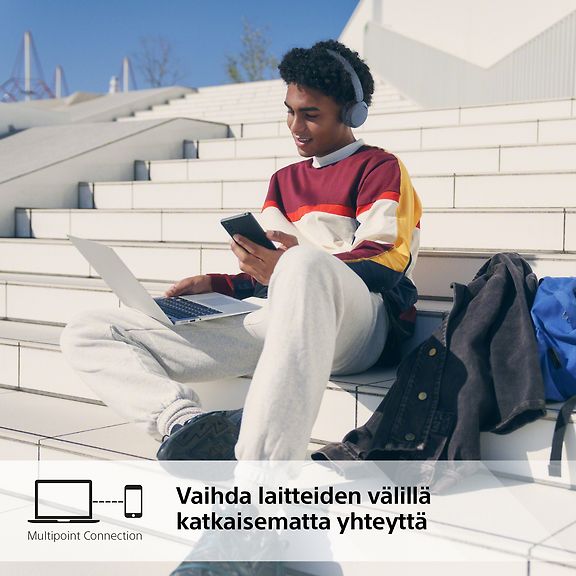 Sony WH-CH520 -langattomat sankakuulokkeet, sininen