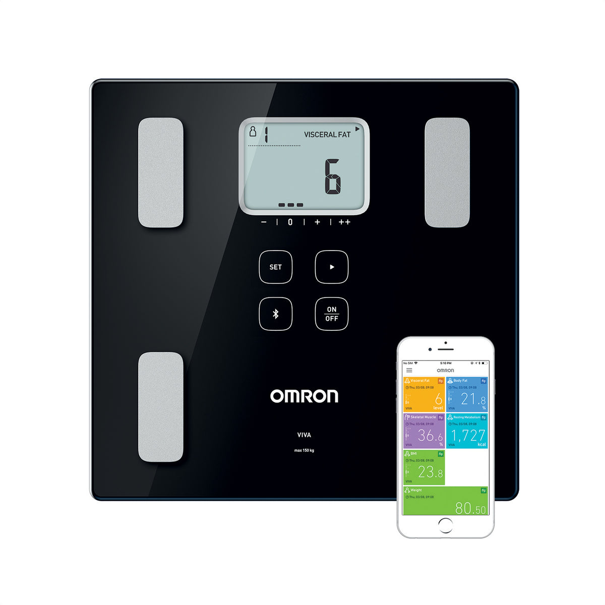 Omron Viva -kehonkoostumusvaaka – kuva 1