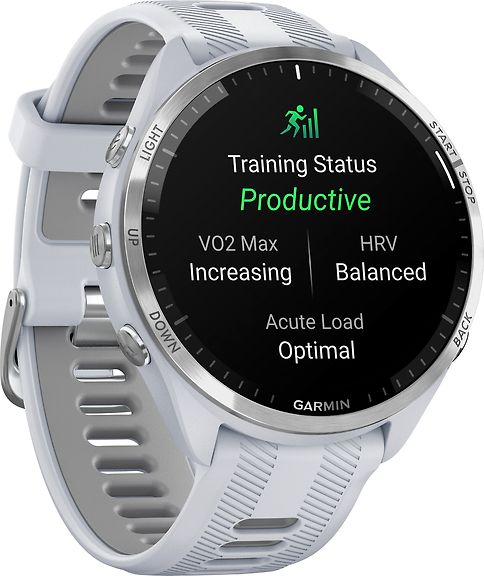 Garmin Forerunner 965 -urheilukello, vaaleanharmaa – kuva 5
