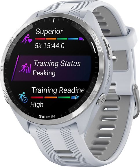Garmin Forerunner 965 -urheilukello, vaaleanharmaa – kuva 4