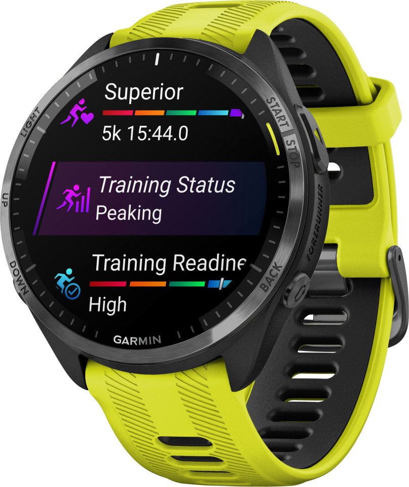 Garmin Forerunner 965 -urheilukello, keltainen / musta