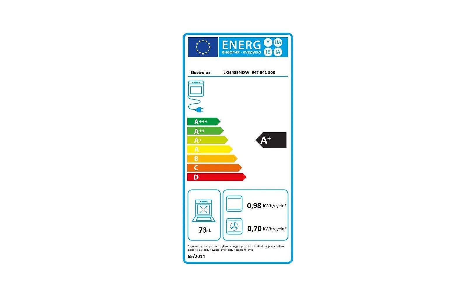 Electrolux LKI6489NOW induktioliesi, valkoinen