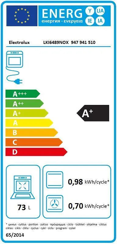 Electrolux LKI6489NOX induktionsspis, stål