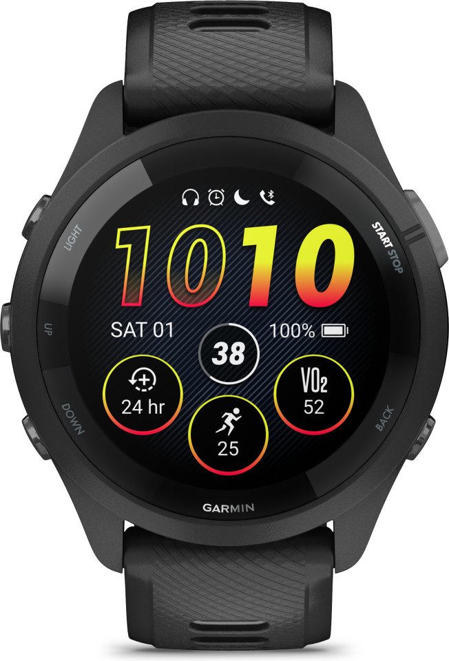 Garmin Forerunner 265 -urheilukello, musta / harmaa