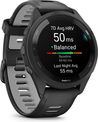 Garmin Forerunner 265 -urheilukello, musta / harmaa