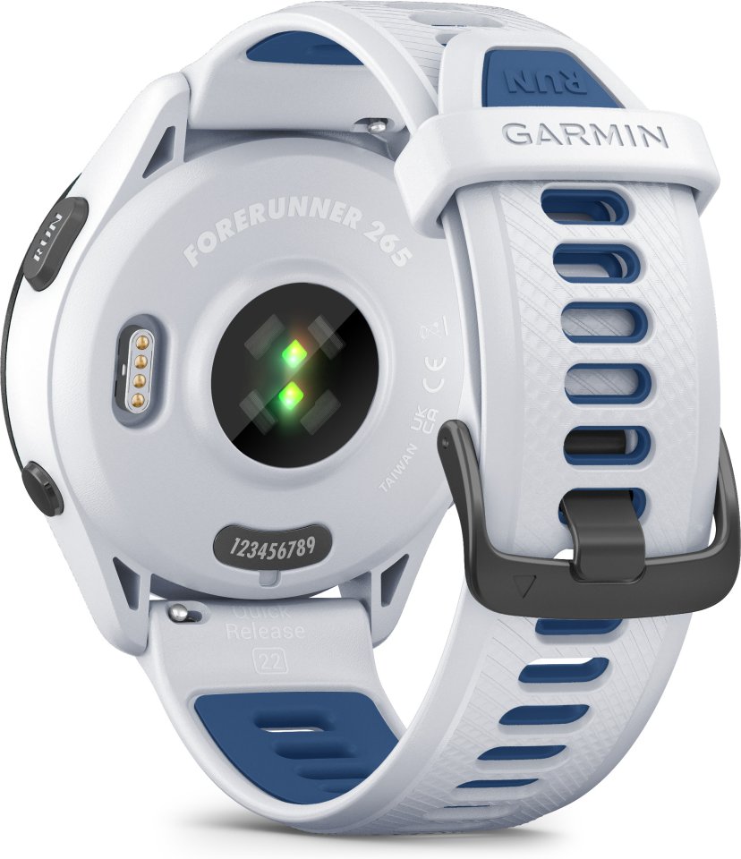 Garmin Forerunner 265 -urheilukello, valkoinen / sininen