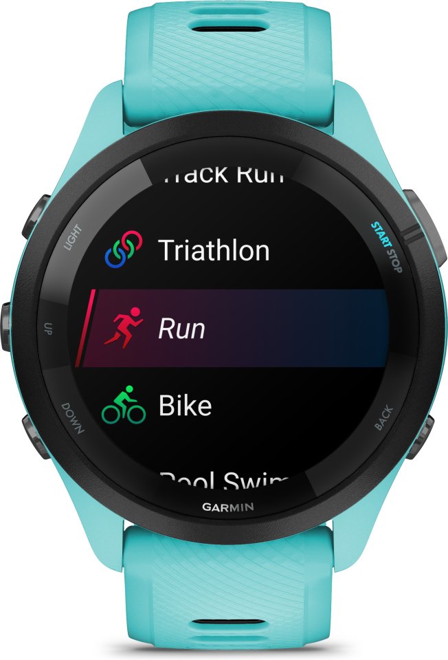 Garmin Forerunner 265 -urheilukello, turkoosi / musta