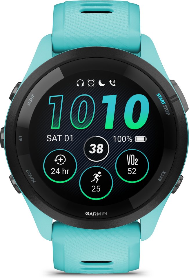 Garmin Forerunner 265 -urheilukello, turkoosi / musta
